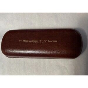 Neostyle Germany Brown Clamshell Eyeglasses Case